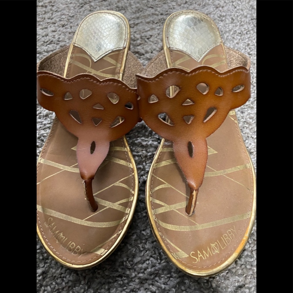 Sam & Libby Wedge sandals